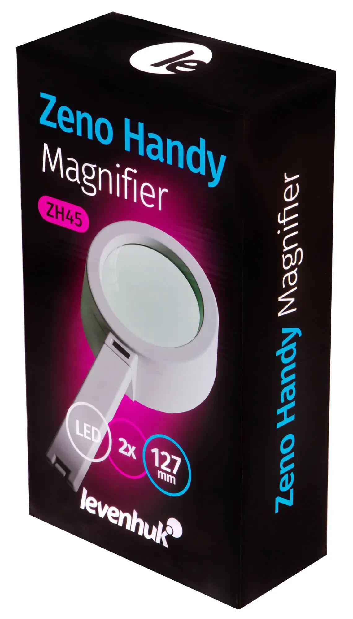 Levenhuk Zeno Handy ZH45 handlupe mit beleuchtung schwarz 9/13