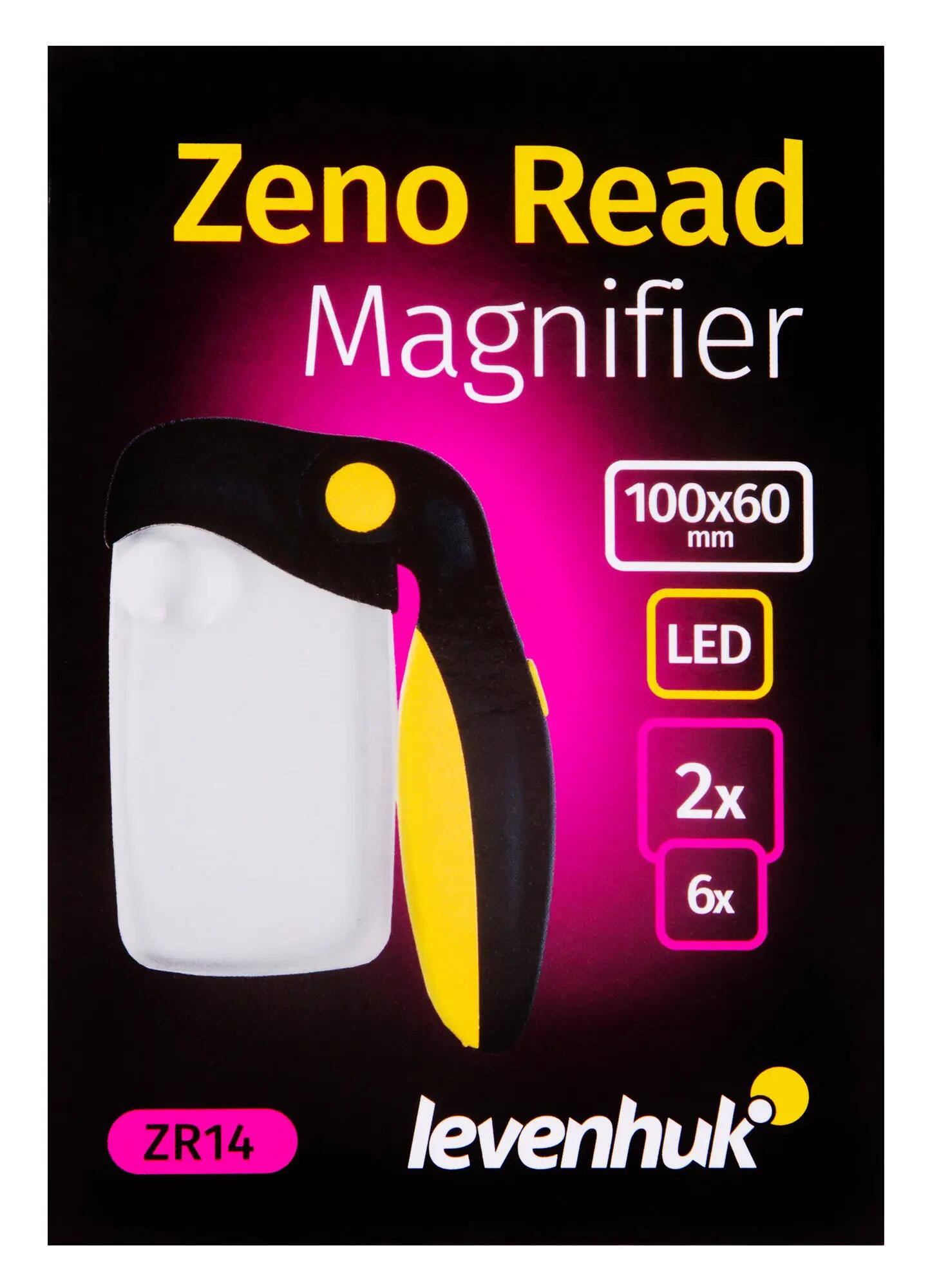 Levenhuk Zeno Read ZR14 magnifier with LED 13/15