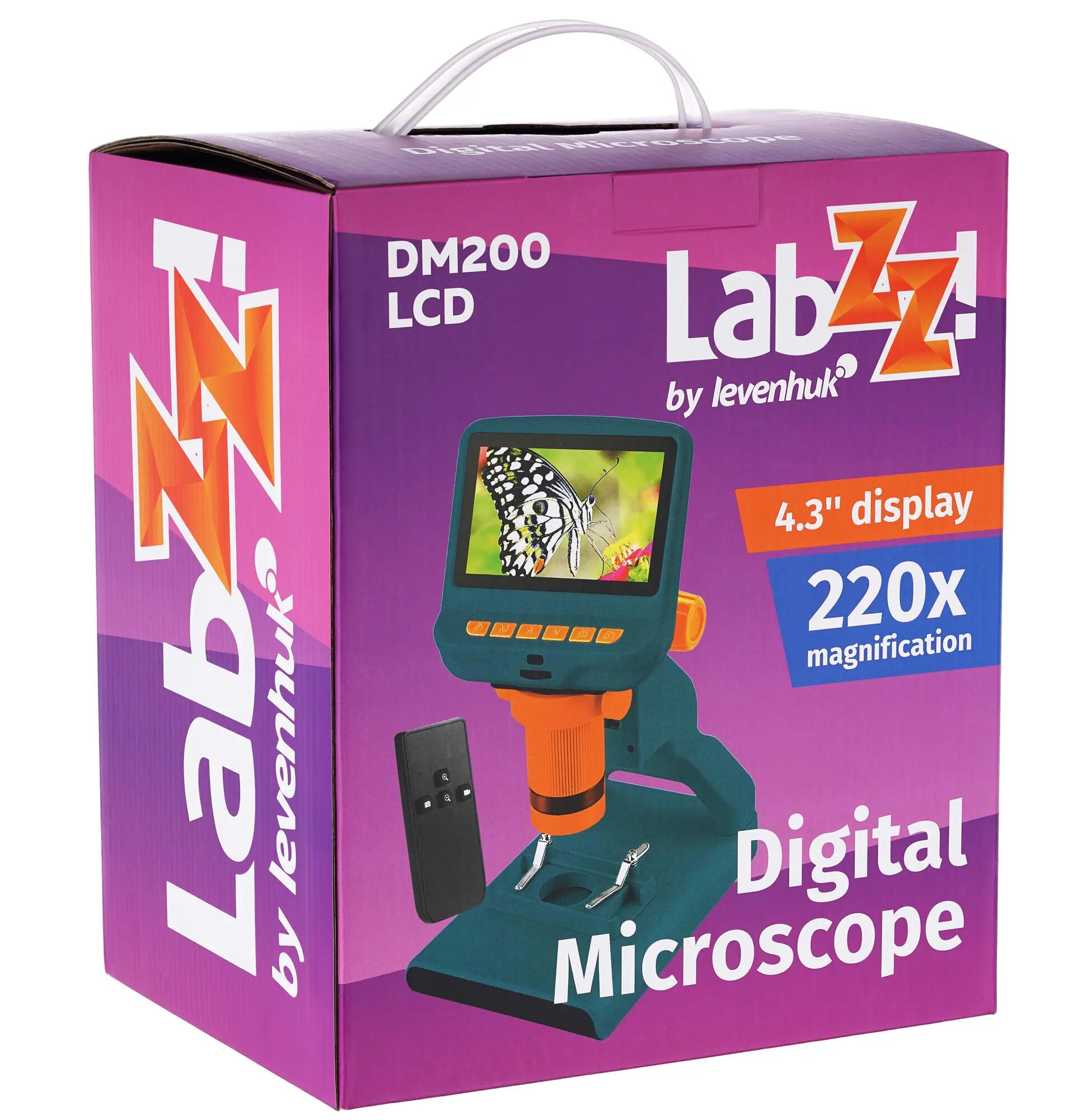 Microscope numérique - Éducation - LabZZ DM200 - LCD 4,3", 17–220× - Noir 14/15