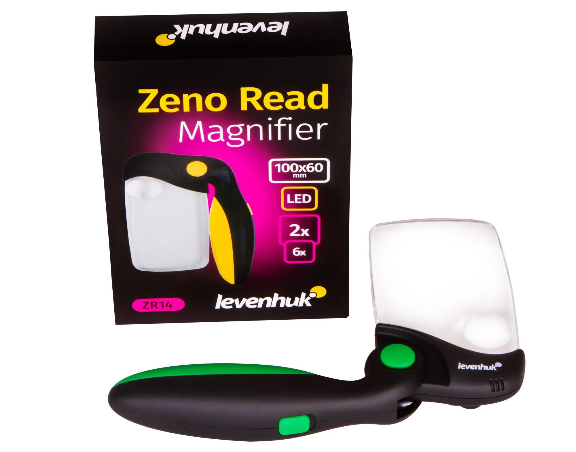 Levenhuk Zeno Read ZR14 magnifier with LED 11/15