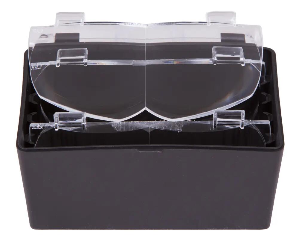 Levenhuk Zeno Vizor H3 Stirnlupe - Linsen 1,2/1,8/2,5/3,5x - LED - Schwarz 8/12