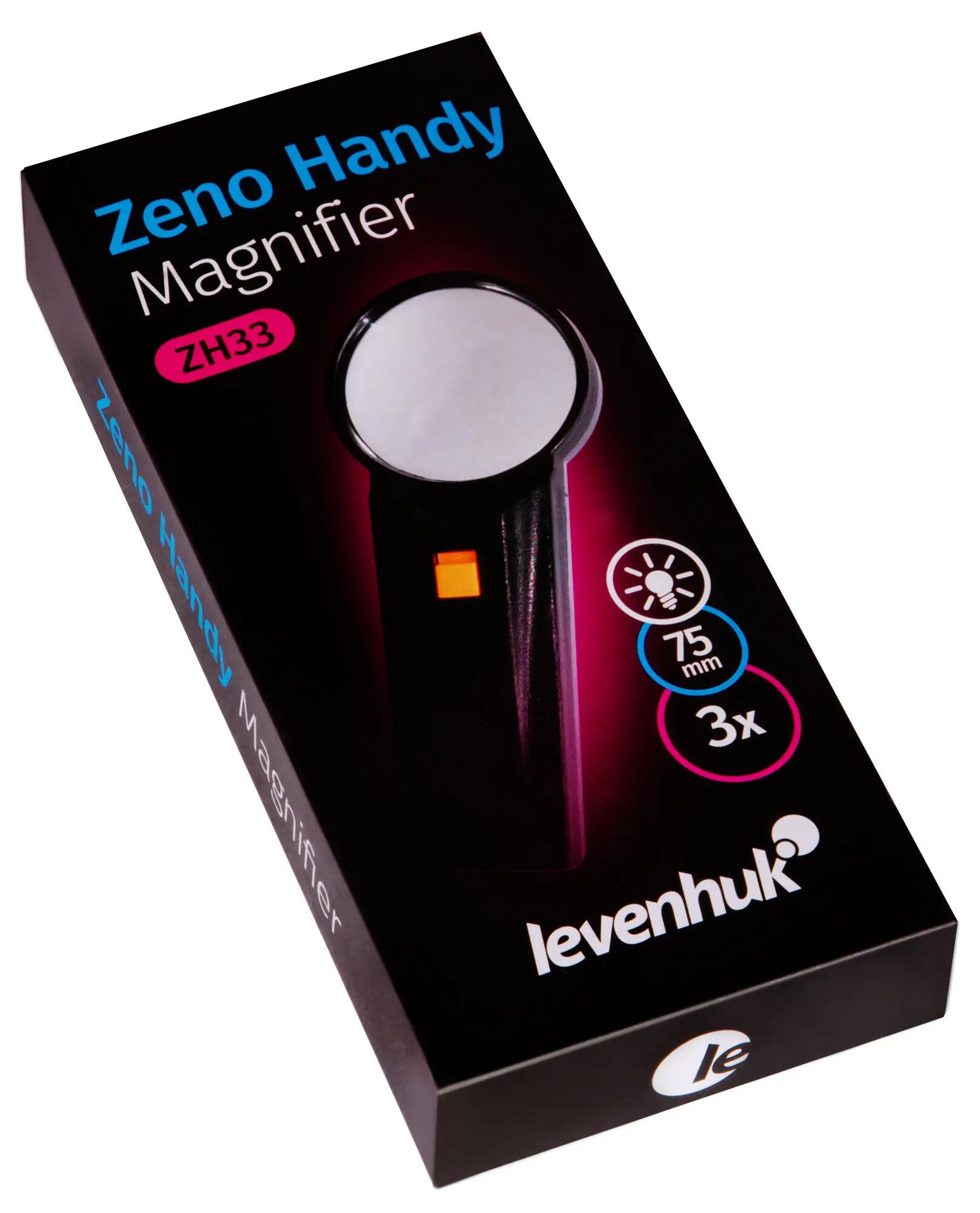 Levenhuk Zeno Handy ZH33 handheld magnifier with LED light 9/13