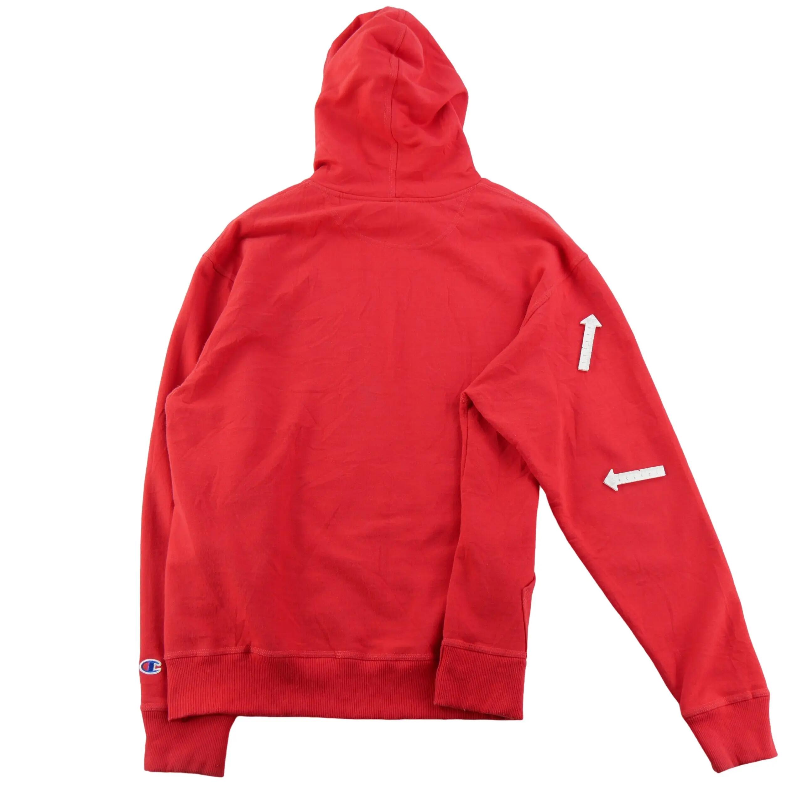 Seconde vie - Sweat à capuche Homme GF89H Rouge - Bon état 8/12