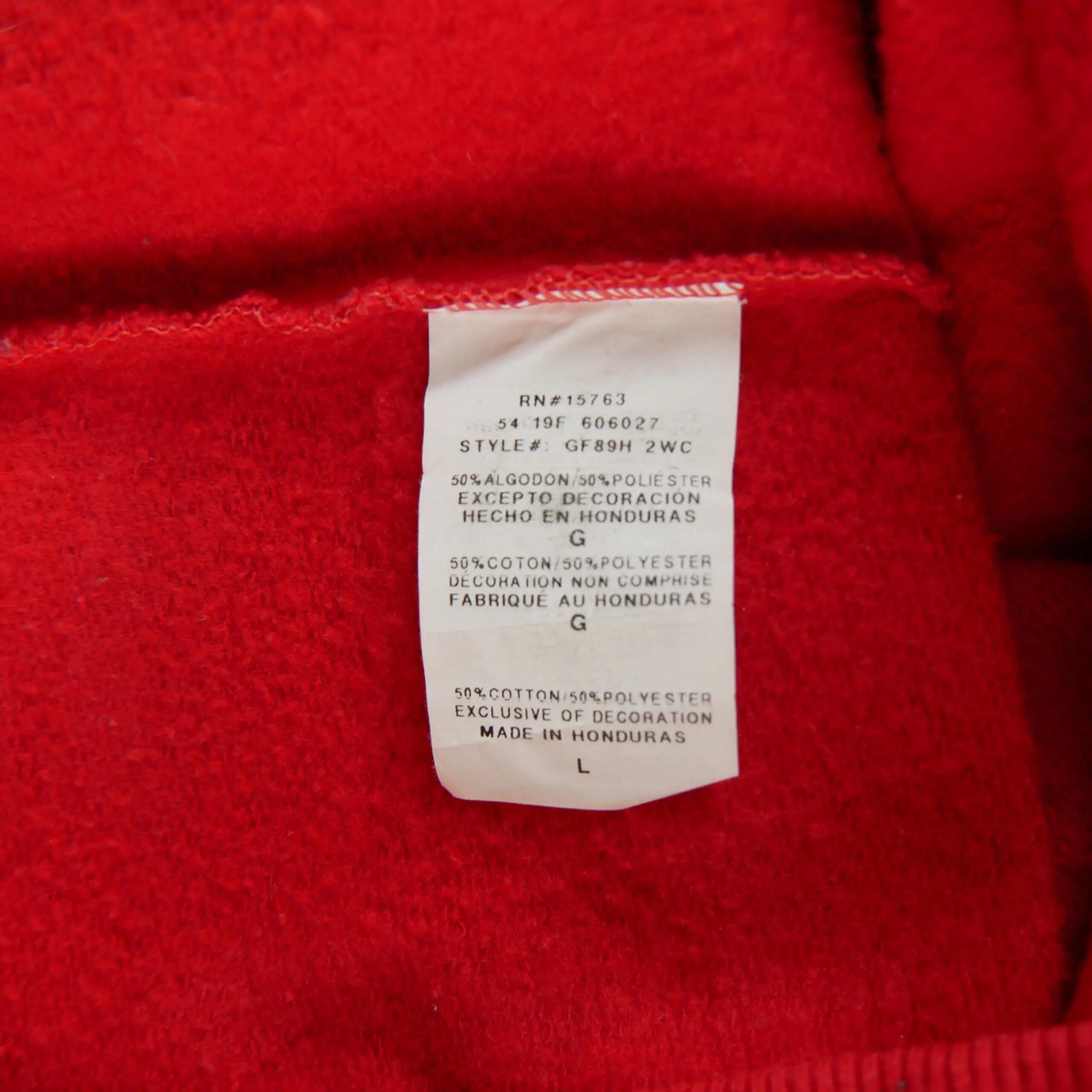 Seconde vie - Sweat à capuche Homme GF89H Rouge - Bon état 12/12