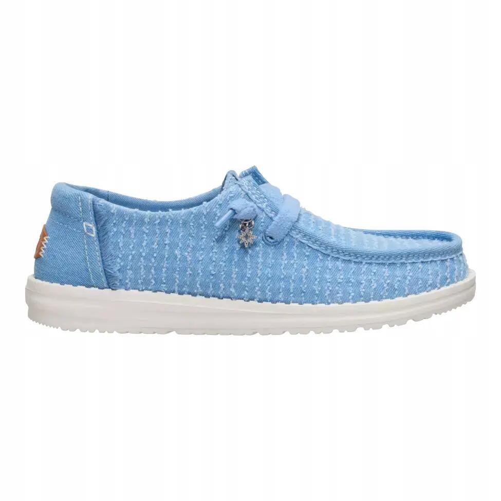 HEYDUDE Damskie Mokasyny Wendy Frayed Canvas 2/6