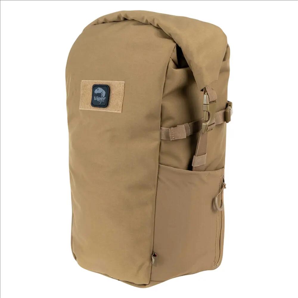 Tactical Roll Top 25L Backpack (Coyote) 3/5