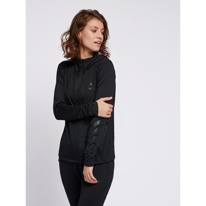 Bluza fitness damska Hummel zip Selby