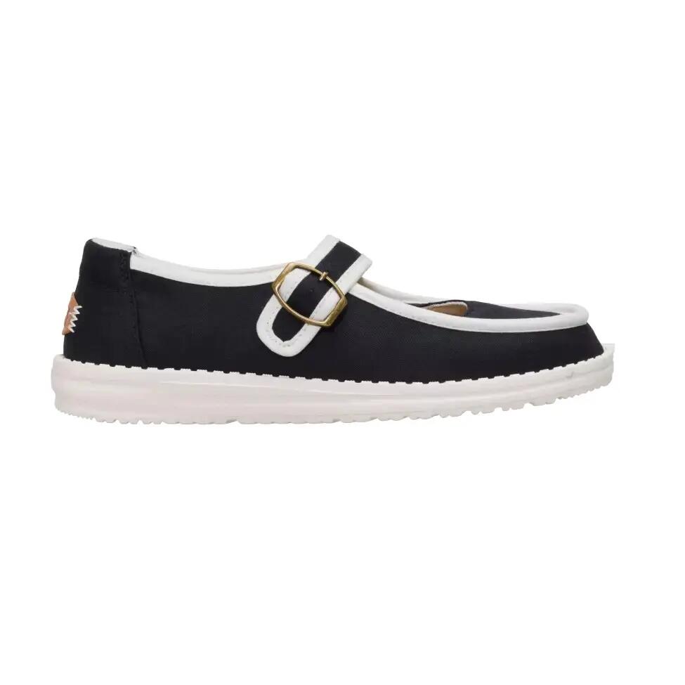HEYDUDE Damskie Mokasyny Wendy Jane Washed Twill 6/6