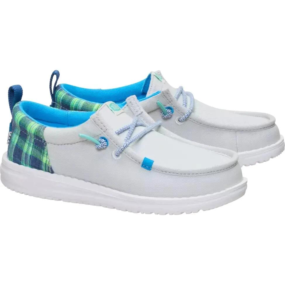 HeyDude Dziecięce Mokasyny Wally Funk Y Prep Plaid 5/6