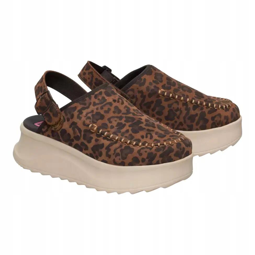 HEYDUDE Damskie Chodaki Delray Clog Suede 4/6