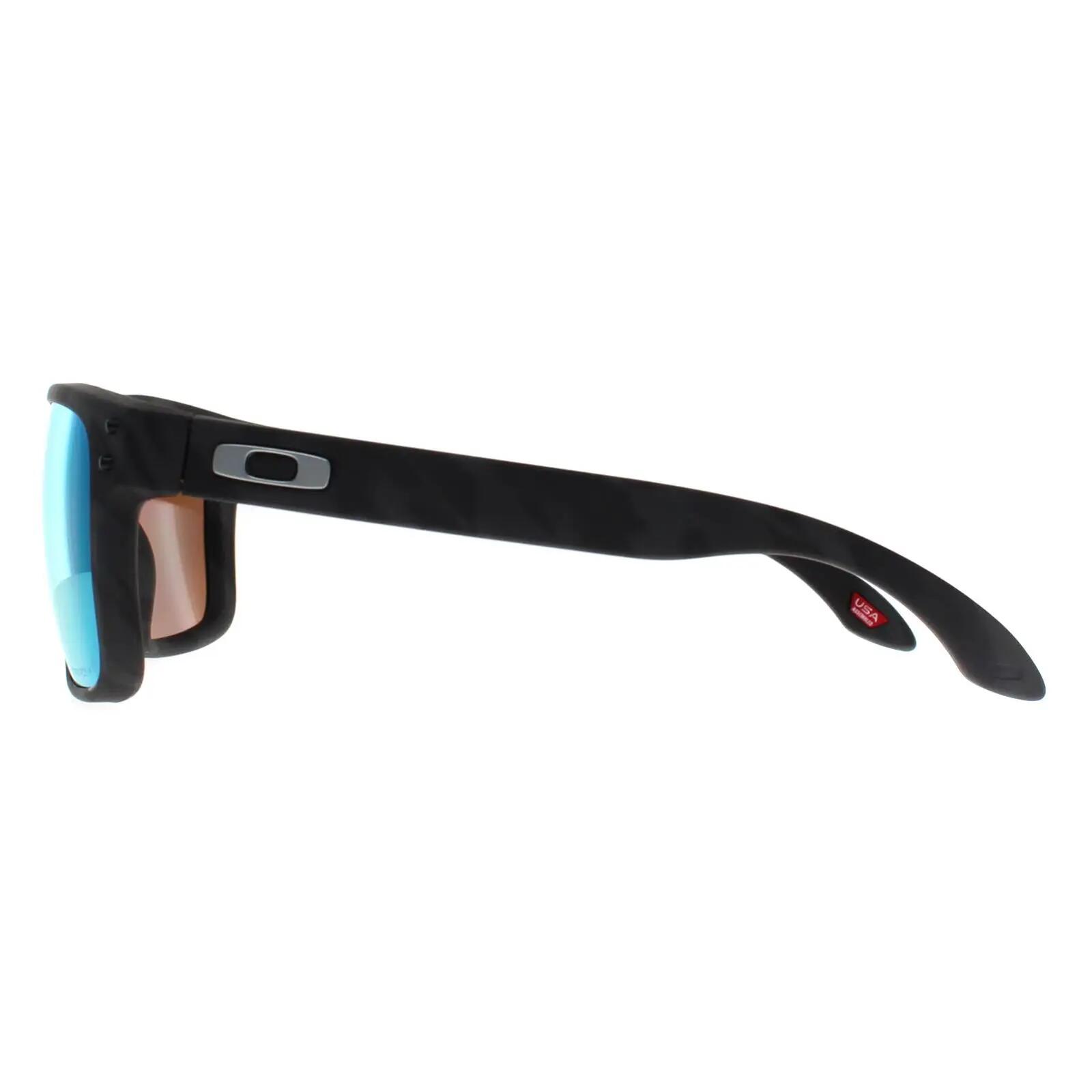 Oakley Holbrook zonnebril Mat Zwart Camo/ Prizm Deep H2O Polarized 3/7