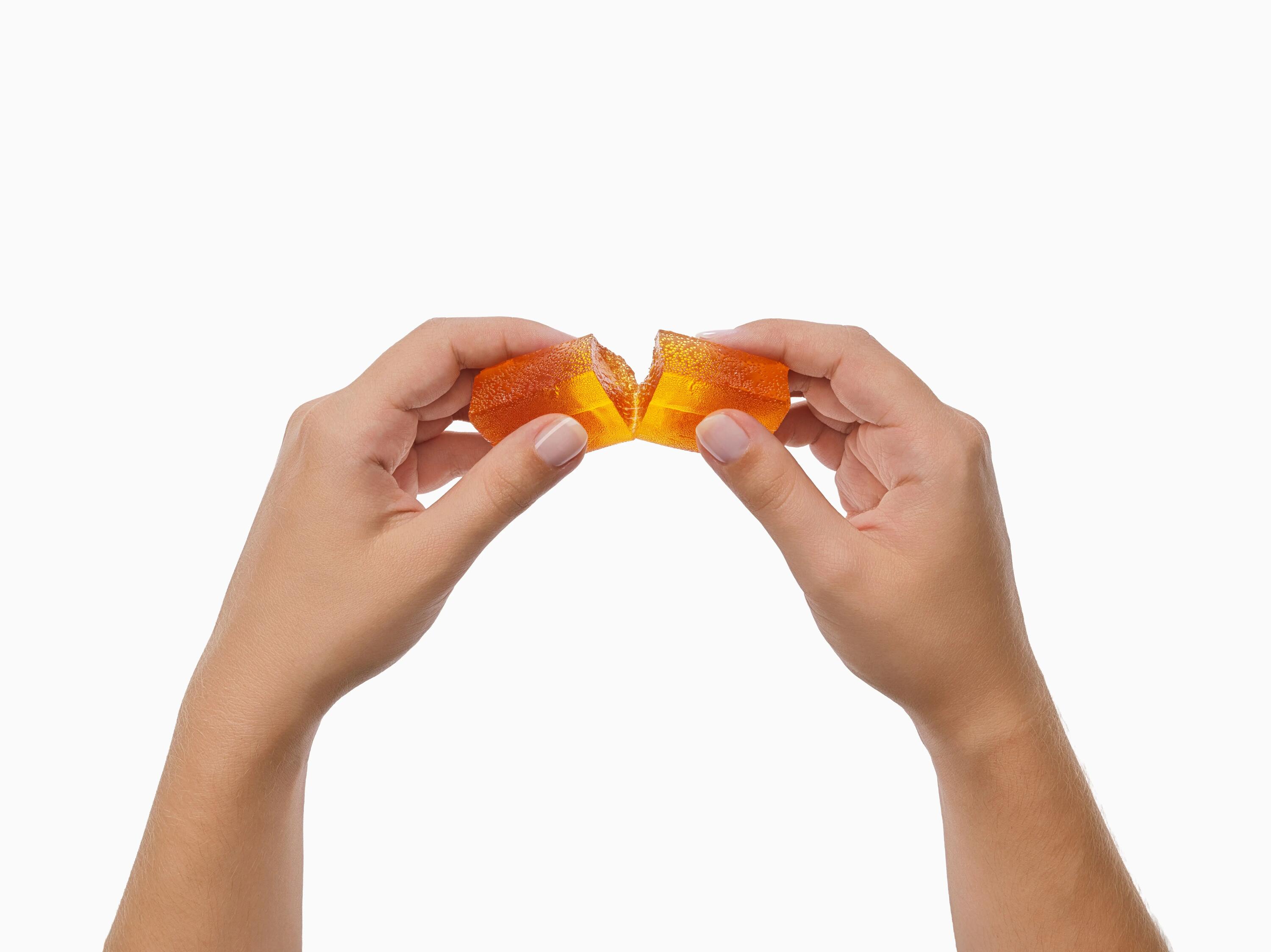 HIGH FRUCTOSE GUMMY BAR 60g SALTY 250mg CARAMEL 5/6
