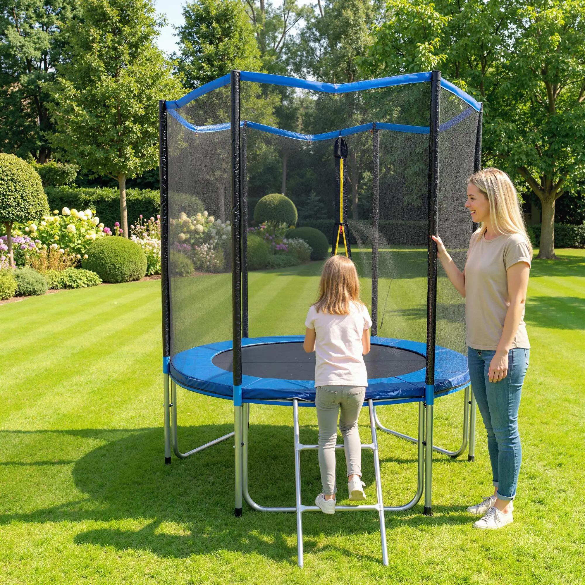 Trampoline enfant complet dia. 1,83 m 80 Kg max. 4/5