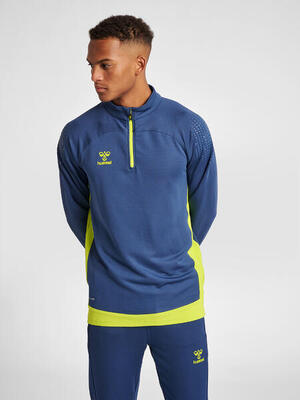 Halve rits sweatshirt hmllead heren