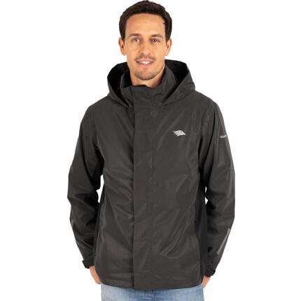 Veste de pluie vélo homme entièrement réfléchissante, imperméable et coupe-vent