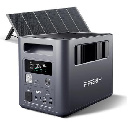 Générateur solaire portable -P180Pro- 1800W/1024Wh - Panneau 400W pliable - IP65