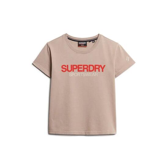 T-shirt ajusté femme Superdry Sportswear Logo