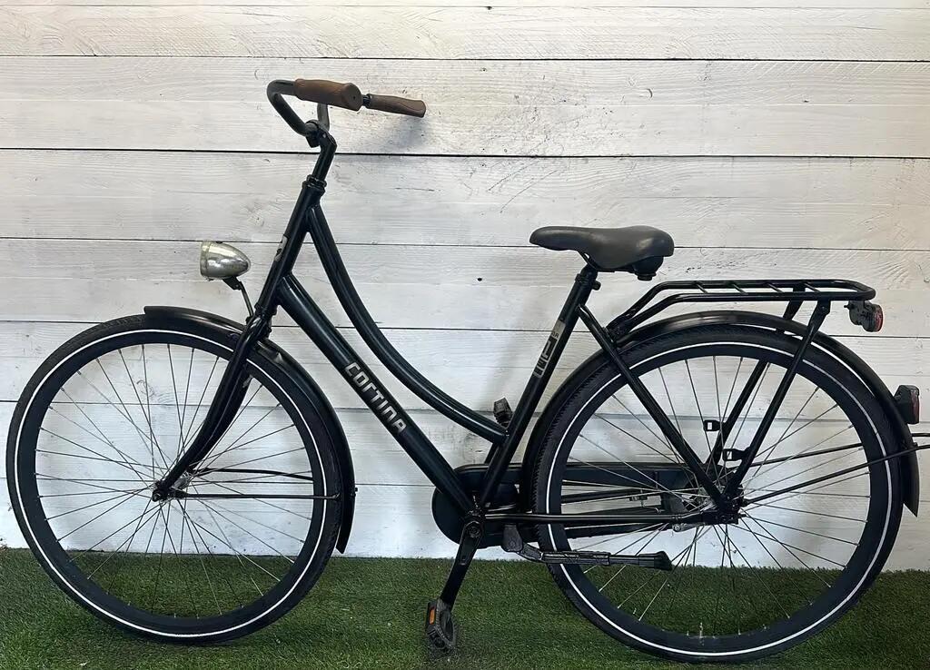 Second Life - Gereviseerd Cortina stadsfiets bike, zwart 2/2