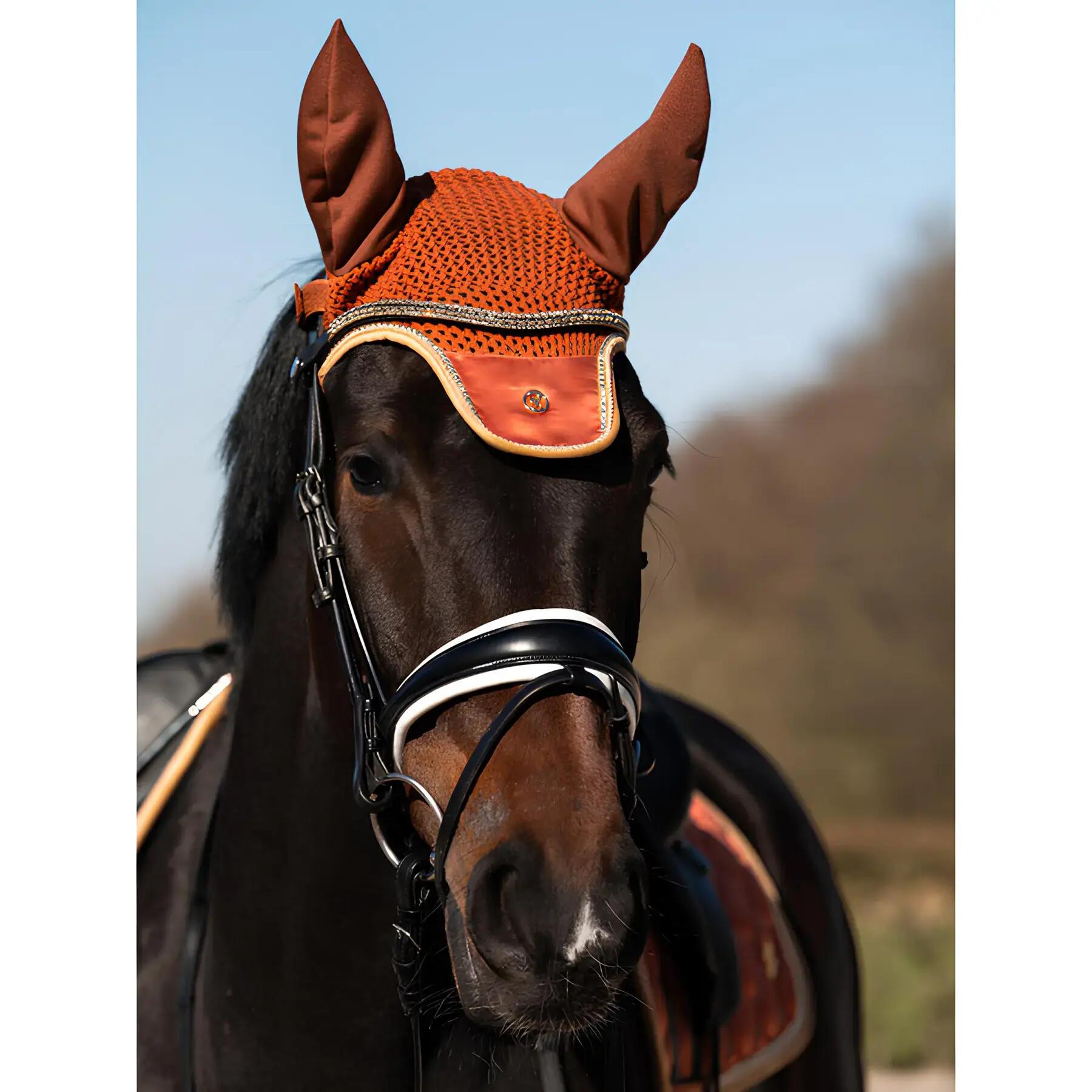 Bonnet court pour cheval PS of Sweden Vintage Monogram 3/4