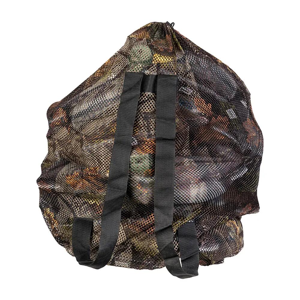 Ködertasche, Eichenblatt, Netzmaterial Damen und Herren Braun Tarn Einheitsgröße 3/4