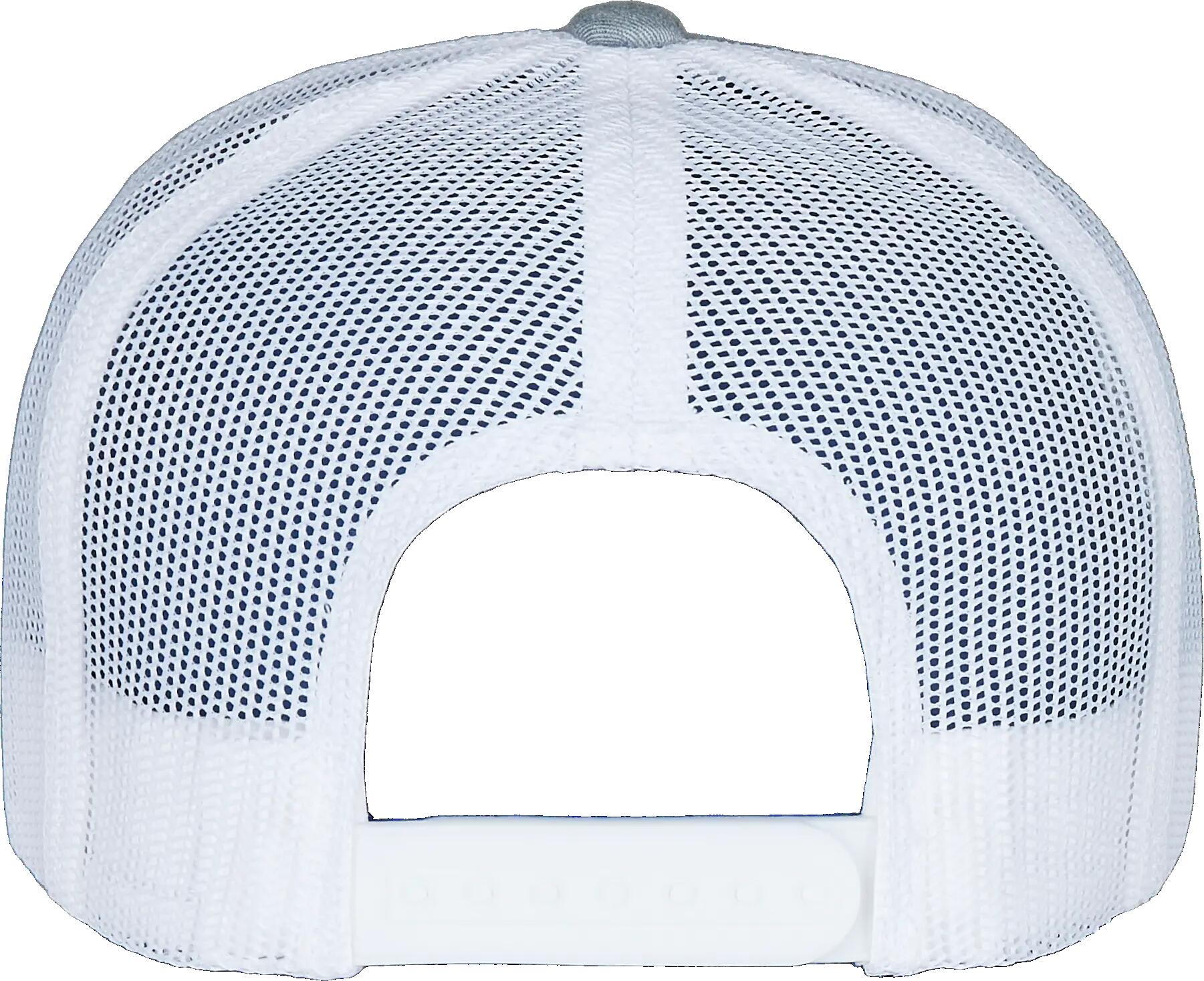 Casquette retro trucker bicolore - Heather / White - One Size 5/5