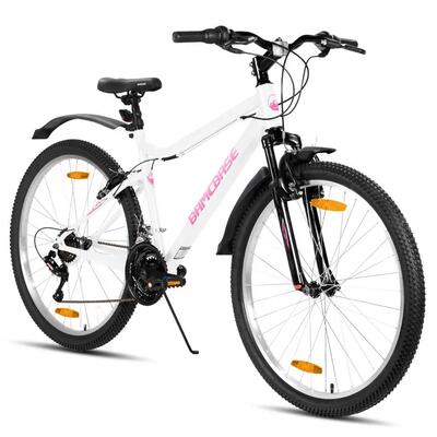 Dames mountainbike 26 inch 18v stalen frame v-brakes