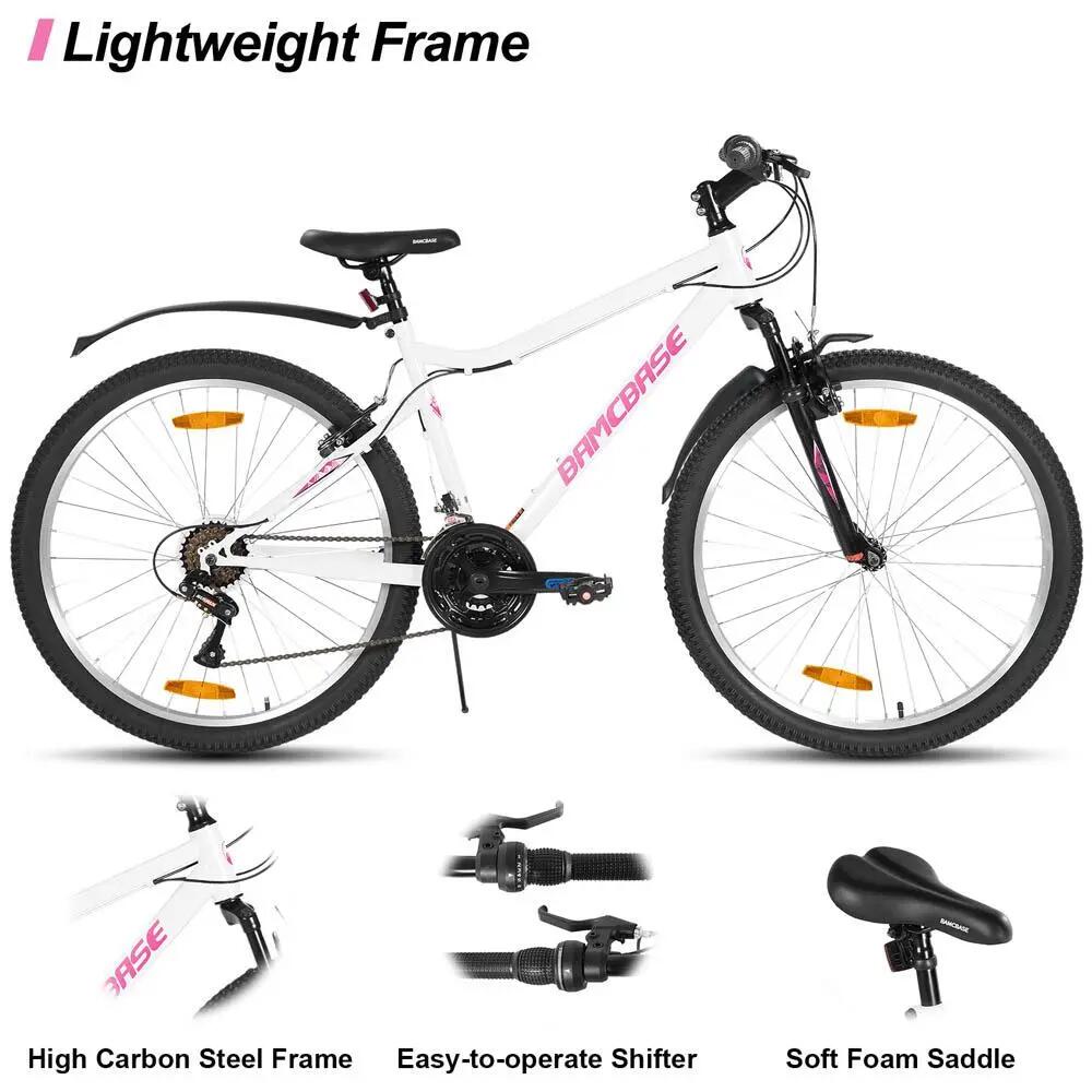 Dames Mountainbike 26 inch V-Brake 18 Versnellingen Stalen Frame 6/6