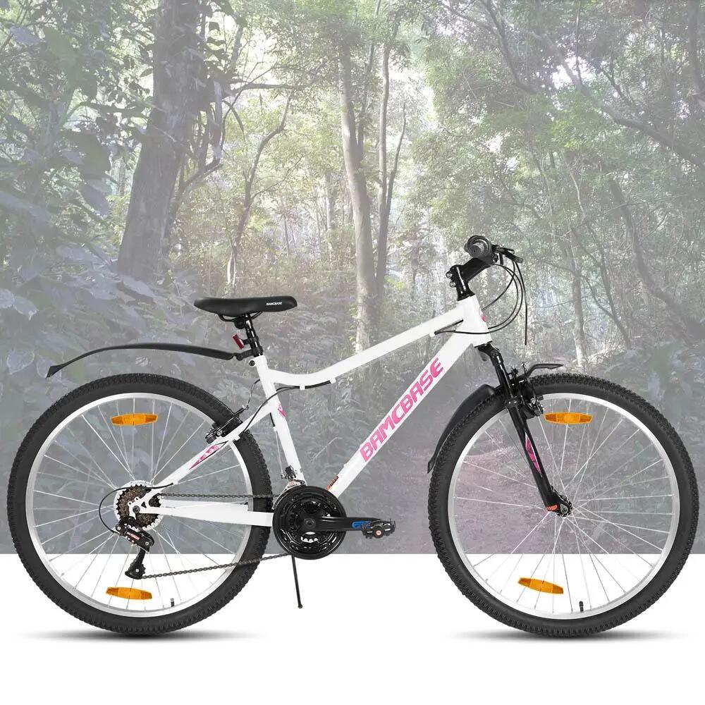 Dames Mountainbike 26 inch V-Brake 18 Versnellingen Stalen Frame 5/6