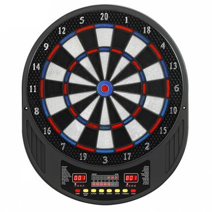Cible jeu de fléchettes électronique 33 jeux 202 variations jusqu'à 8 joueurs