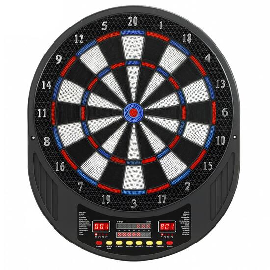 Cible jeu de fléchettes électronique 33 jeux 202 variations jusqu'à 8 joueurs
