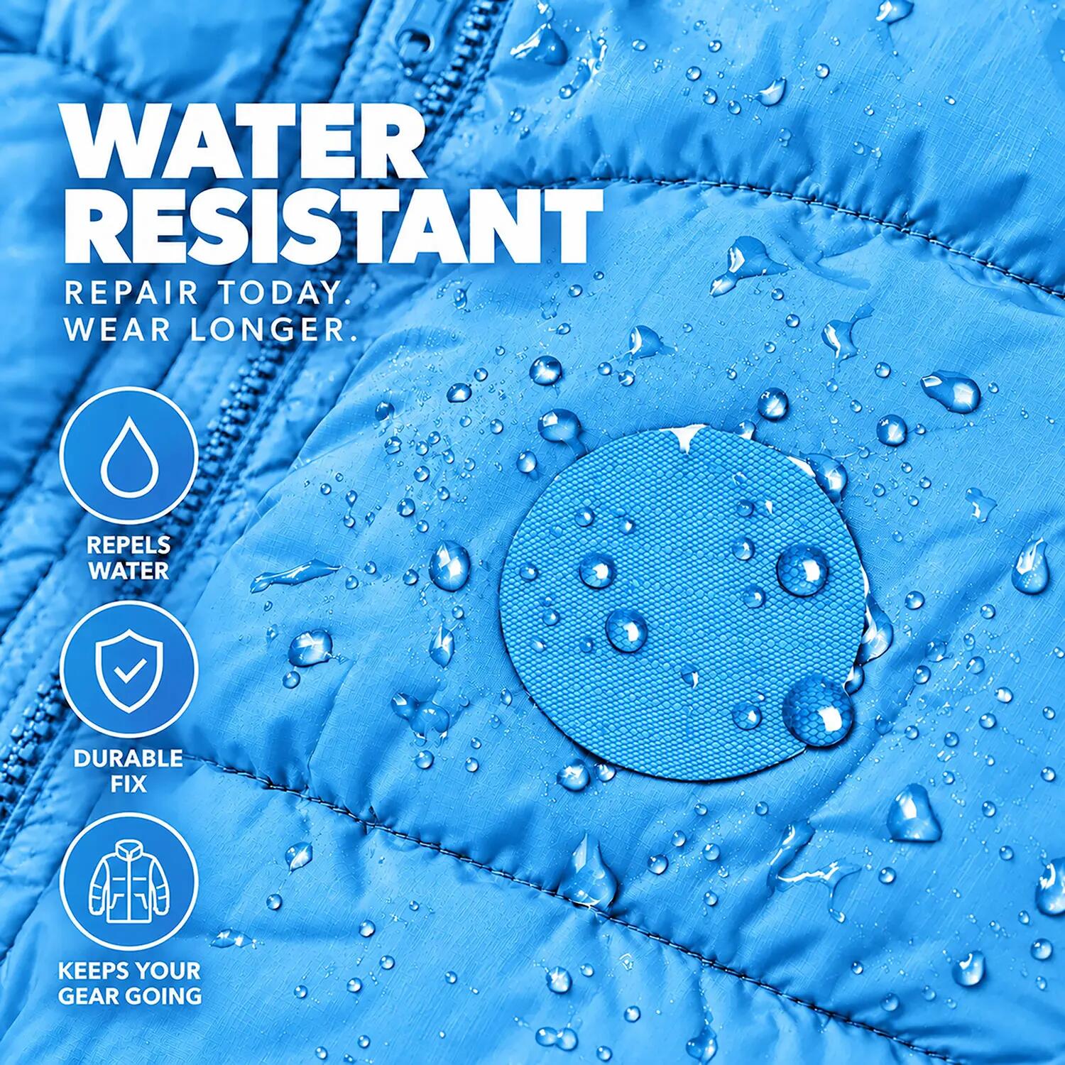 Reparatiepatch donsjas, zelfklevend, waterdicht, tent- en slaapzakreparatie 5/10
