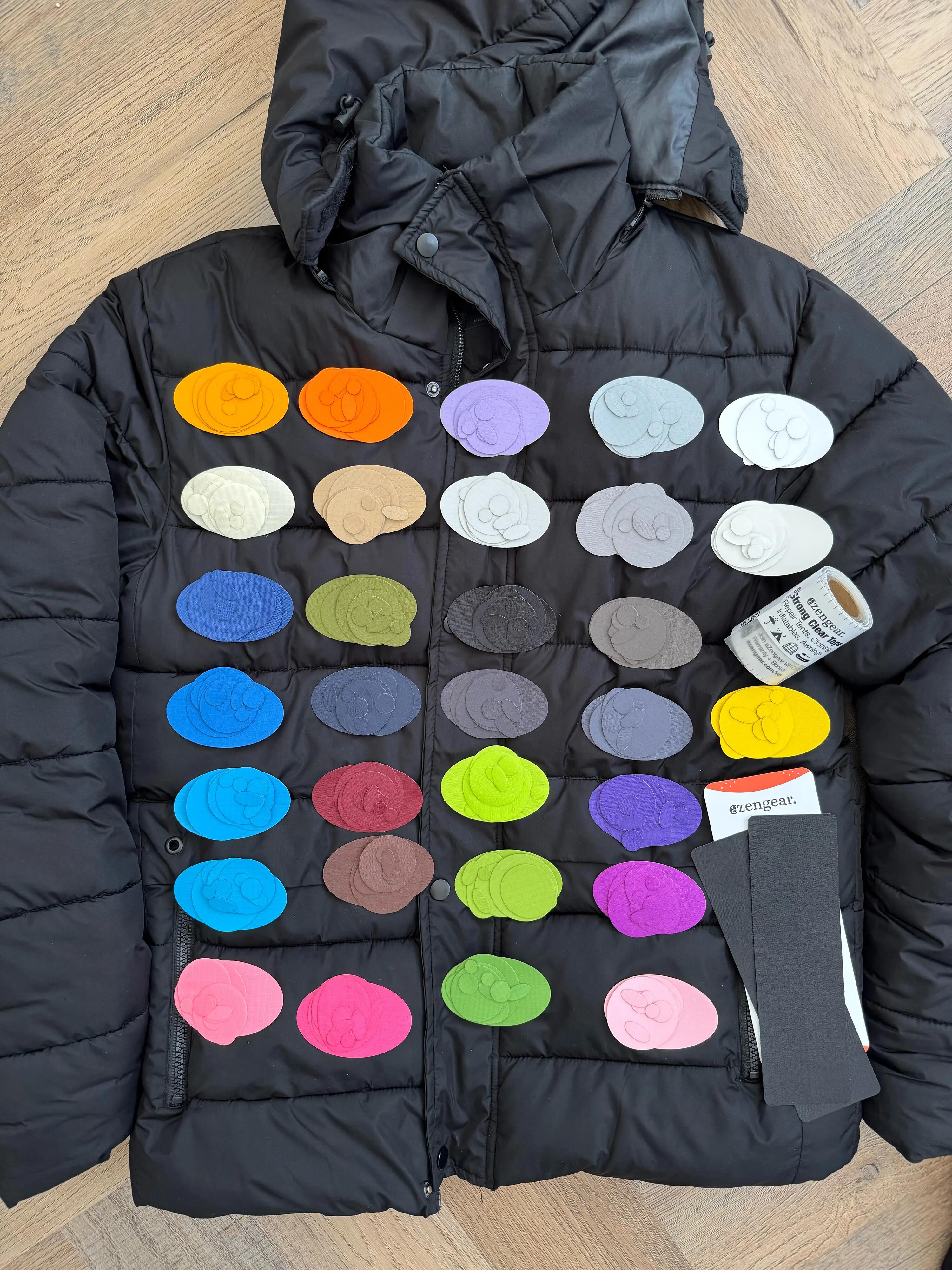 Reparatiepatch donsjas, zelfklevend, waterdicht, tent- en slaapzakreparatie 7/10