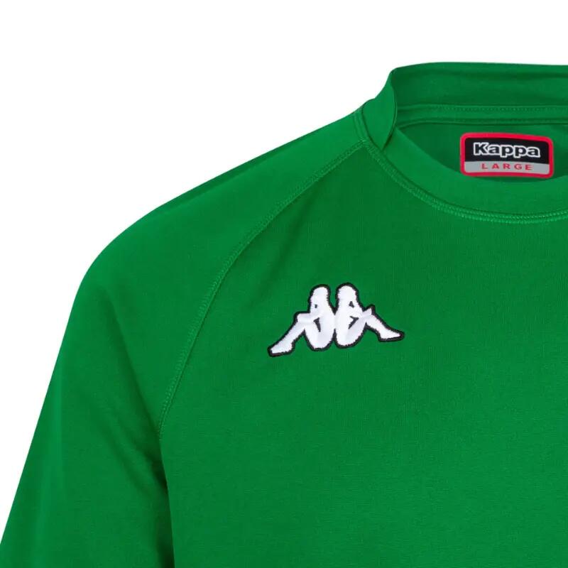 Maillot de rugby Kappa Telese enfant vert polyester SLIM FIT 3/6