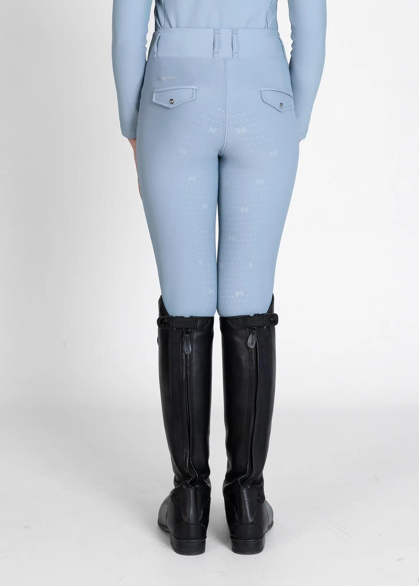 Leggings Pantalón Niños Equitación Maximilian Pro Full Grip Aqua 3/6