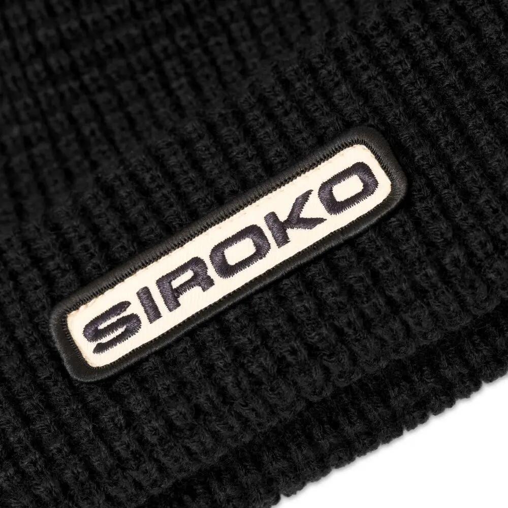 Men & Women waffle-knit hiking beanie Sequoia Black Black 4/7