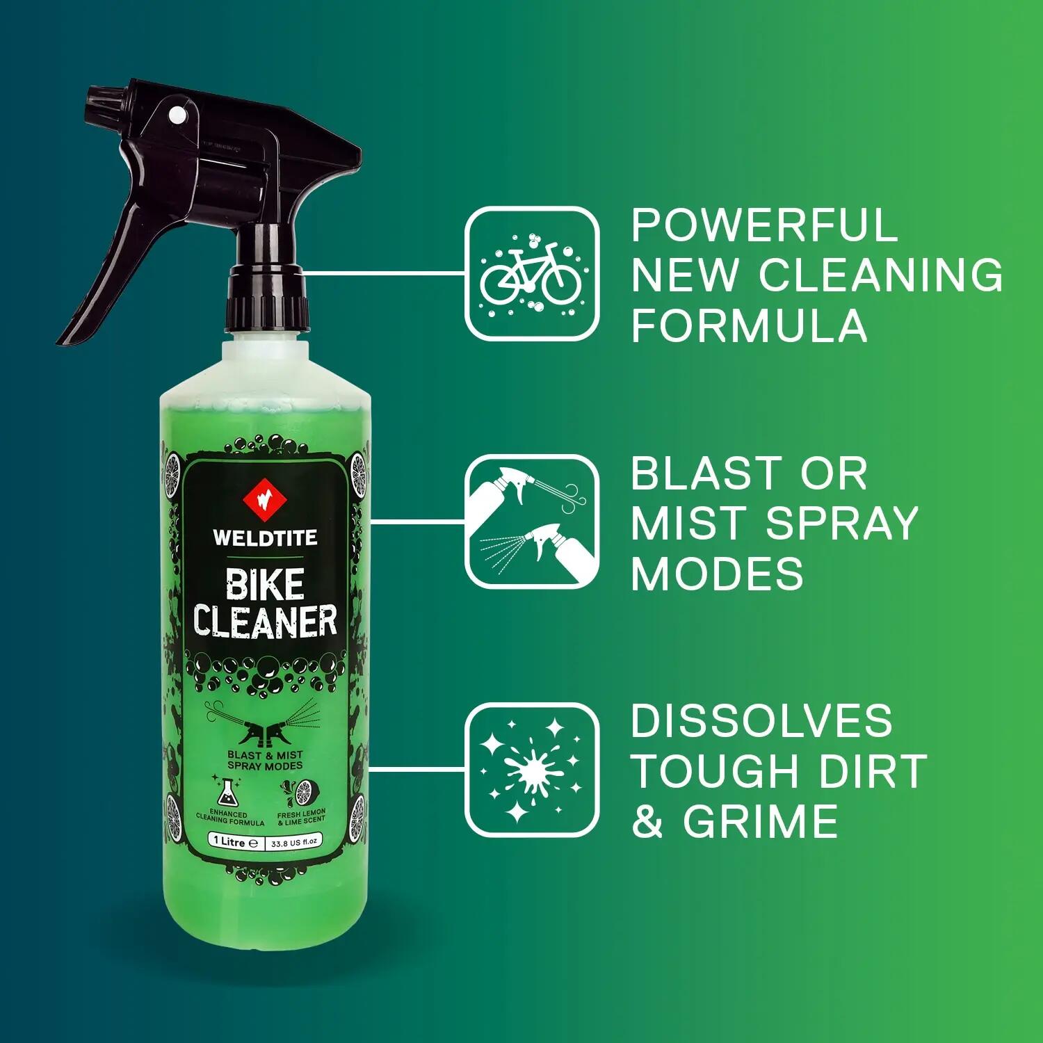 Detergente per biciclette Weldtite Bike Cleaner Lime 4/7