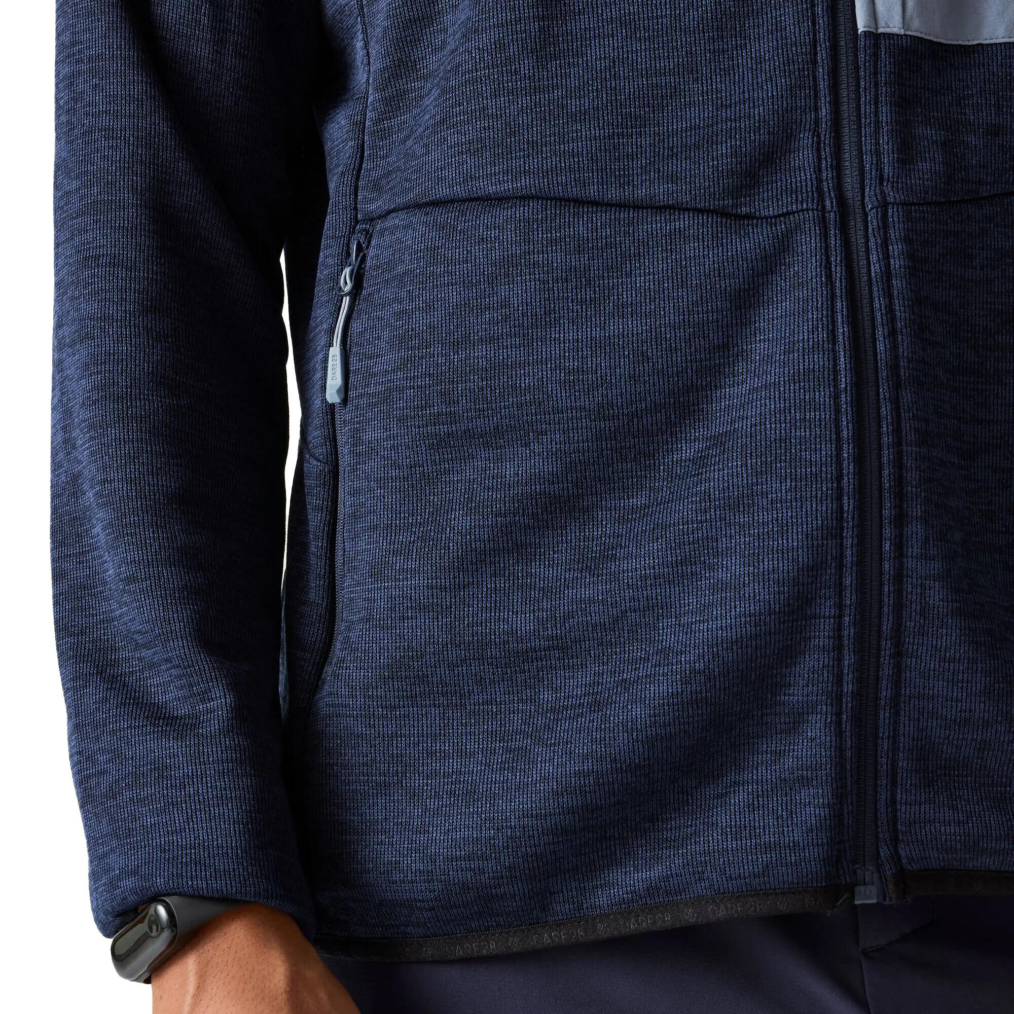 Veste Polaire Col Montant TORREK Homme (Bleu Marine / Bleu Gris) 7/7