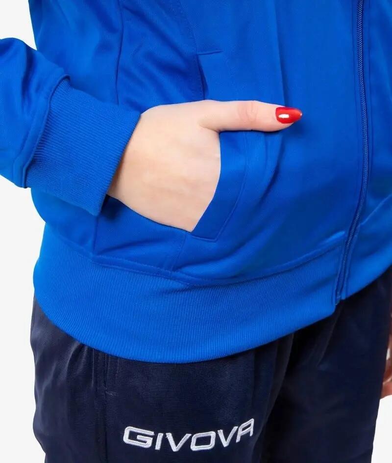 Sport-Sweatshirt Givova Polarfleece 500 Blau 4/4