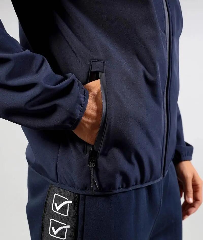 Uniszex Softshell dzseki Givova kabát kék 3/4