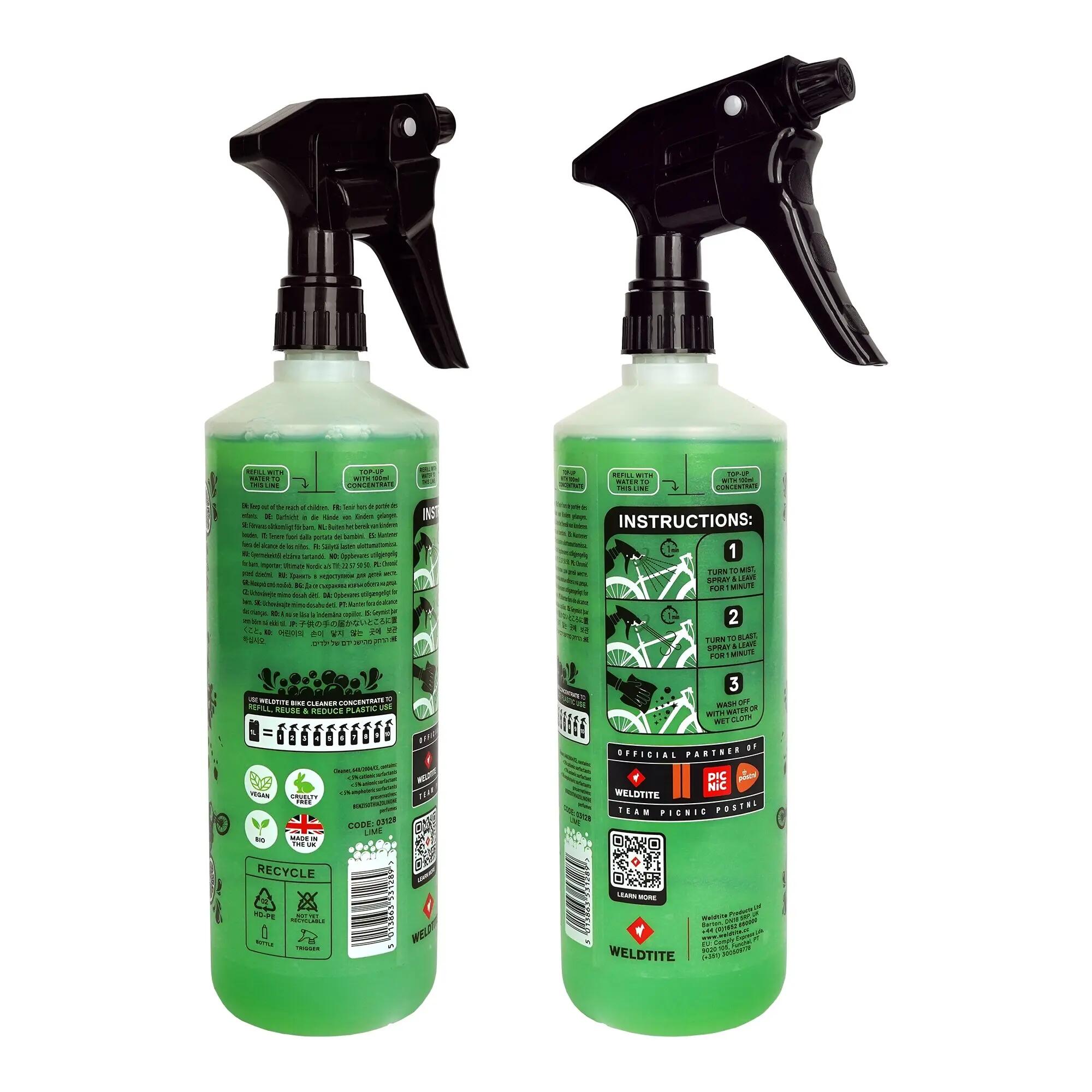 Detergente per biciclette Weldtite Bike Cleaner Lime 3/7