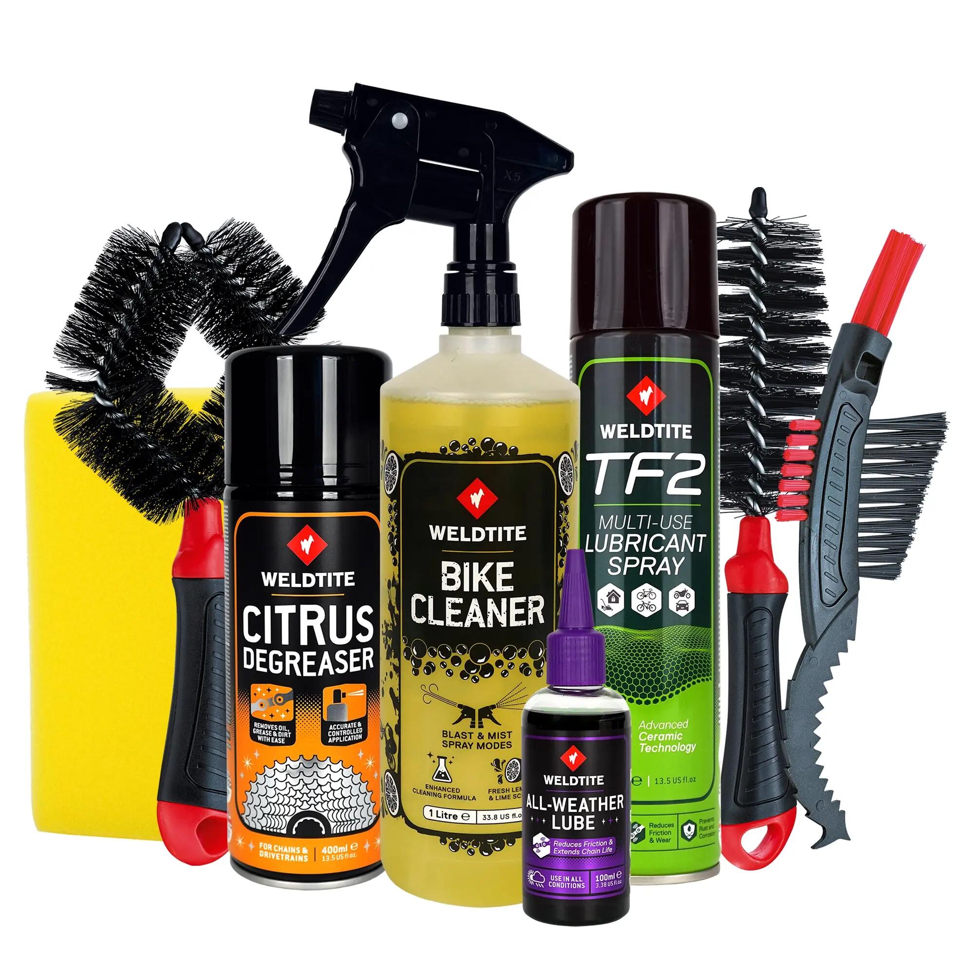 Kit completo cura della bicicletta Weldtite Ultimate Bike Care Kit (9-in-1) 2/7