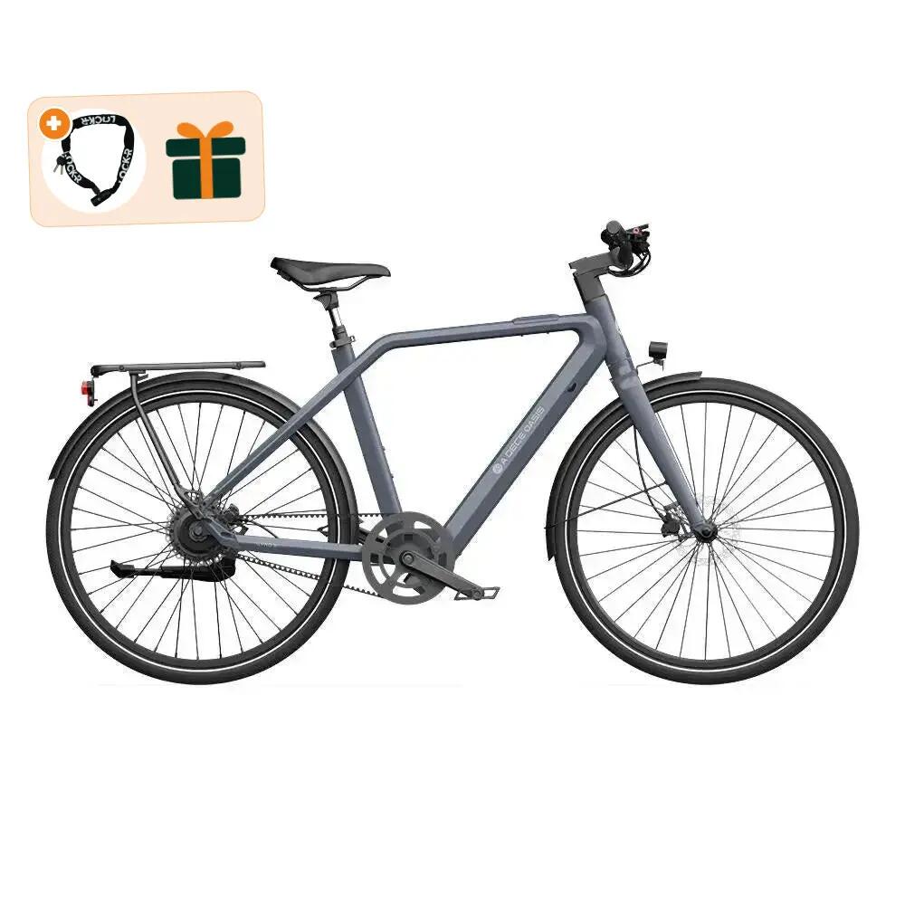 Air 30 Pro - Elektrische fiets - 28 inch - 250W - riemaandrijving - Grijs 1/5