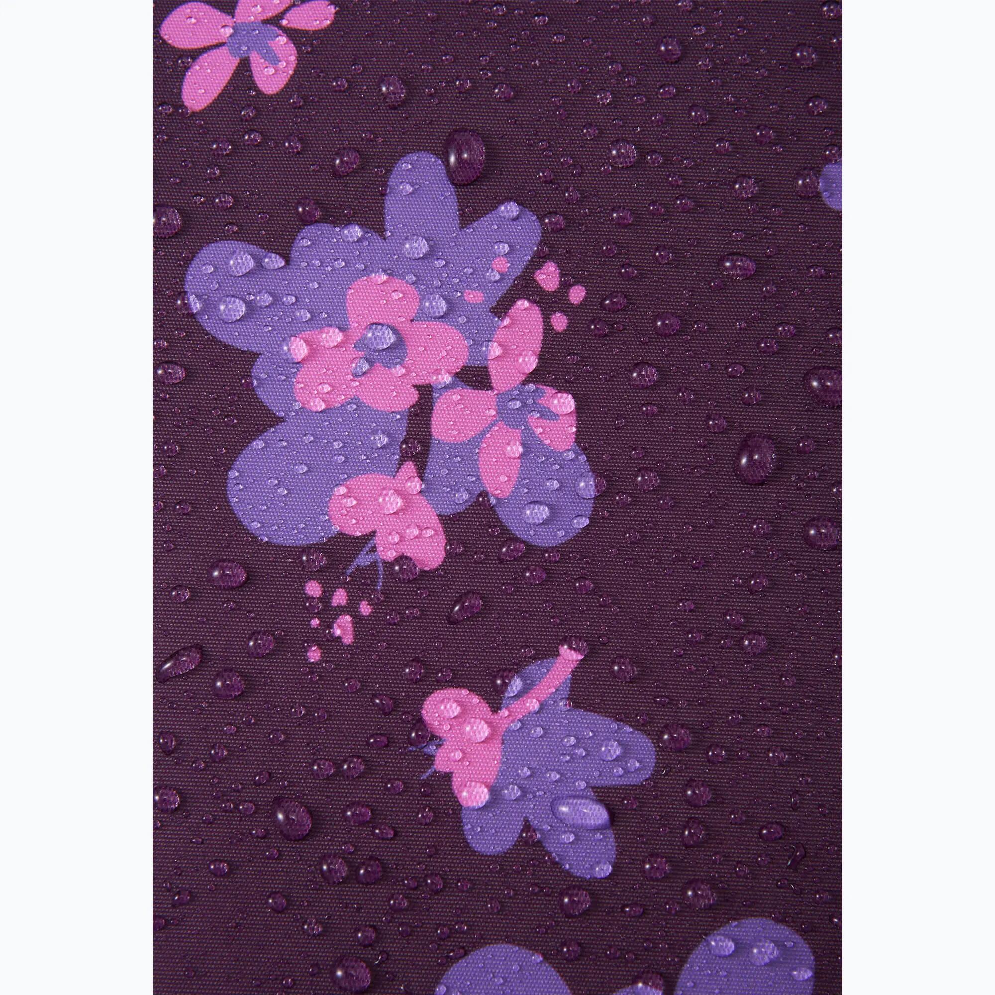 Tuta da neve per bambini piccoli Reima Puhuri Deep purple 7/7