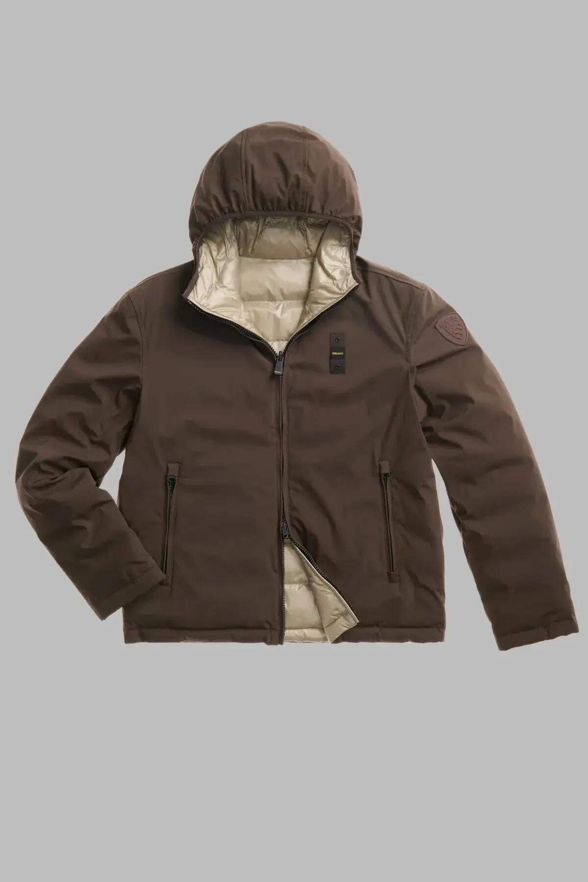 BLAUER Blauer USA Herren Steppjacke Wendejacke Ballard Dark Green 4/5