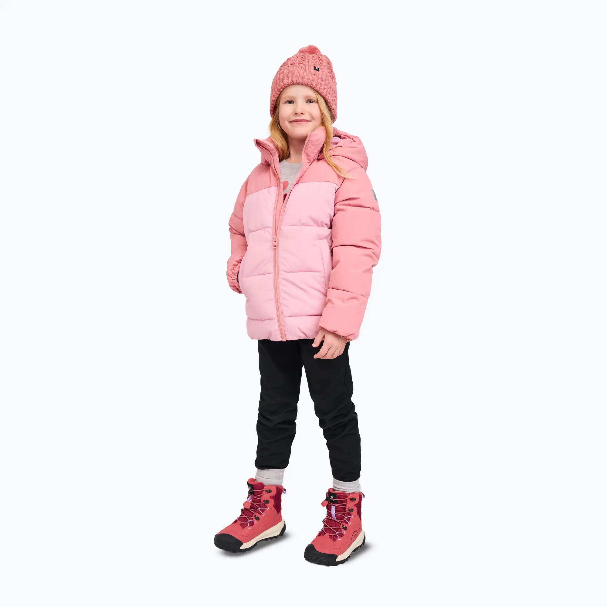 Kinder Winterjacke Tenhola Grey Pink 7/7