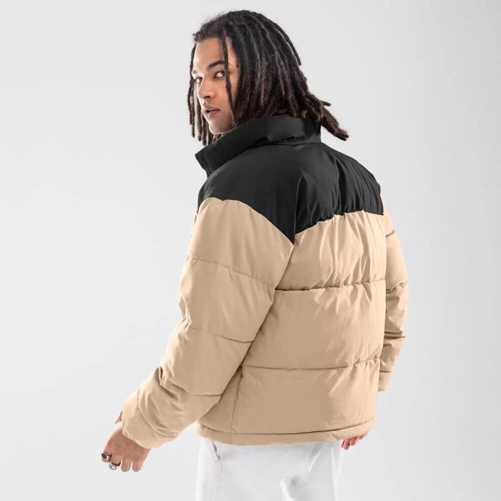 Heren Lifestyle waterbestendig puffer jack Clive Beige 2/7