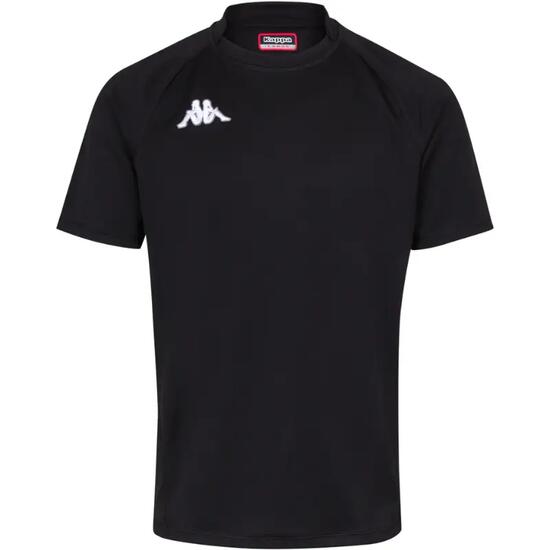 Maillot de rugby Kappa Telese noir polyester