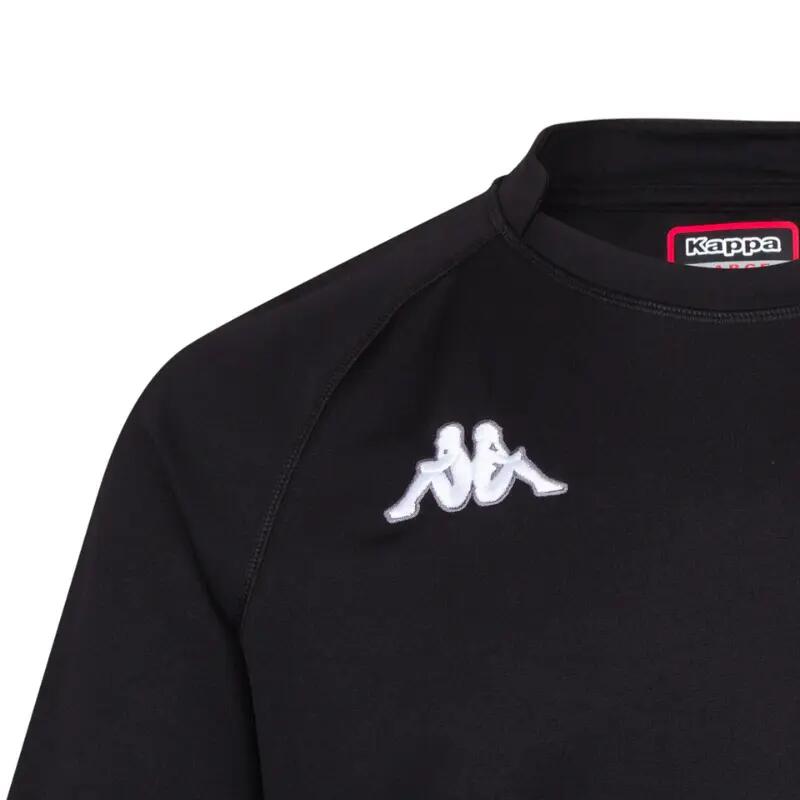 Maillot de rugby Kappa Telese noir polyester 3/6