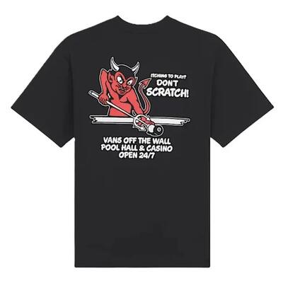 T-shirt vans customs and classic black