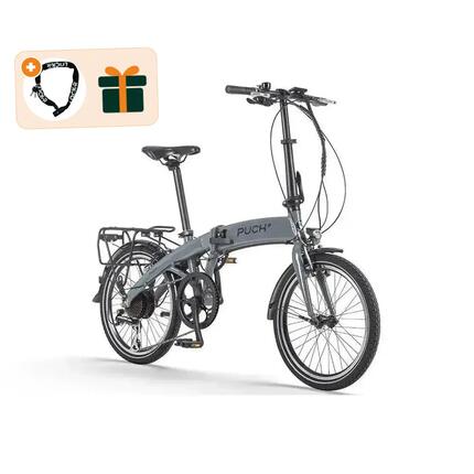 Vélo pliant électrique - 20 pouces - 418Wh - 7 vitesses - E-Easy D7 - Noir